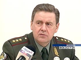 Замначальника Генштаба Вооруженных сил генерал-полковник Василий Смирнов. Кадр РТВ
