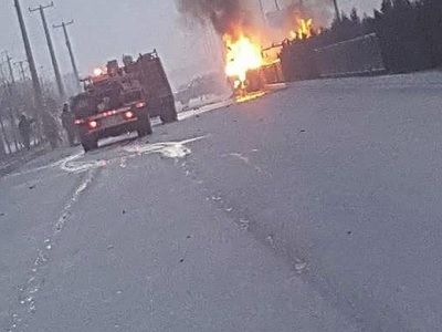 Взрыв у российского посольства в Кабуле. Фото: twitter.com/zakariahassani4