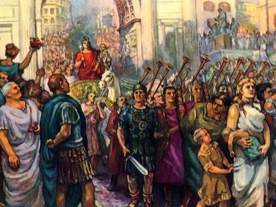 Триумф римских императоров. Источник - hist-world.com