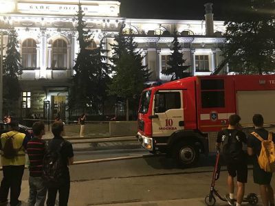 Пожар в Центробанке, Фото: interfax.ru